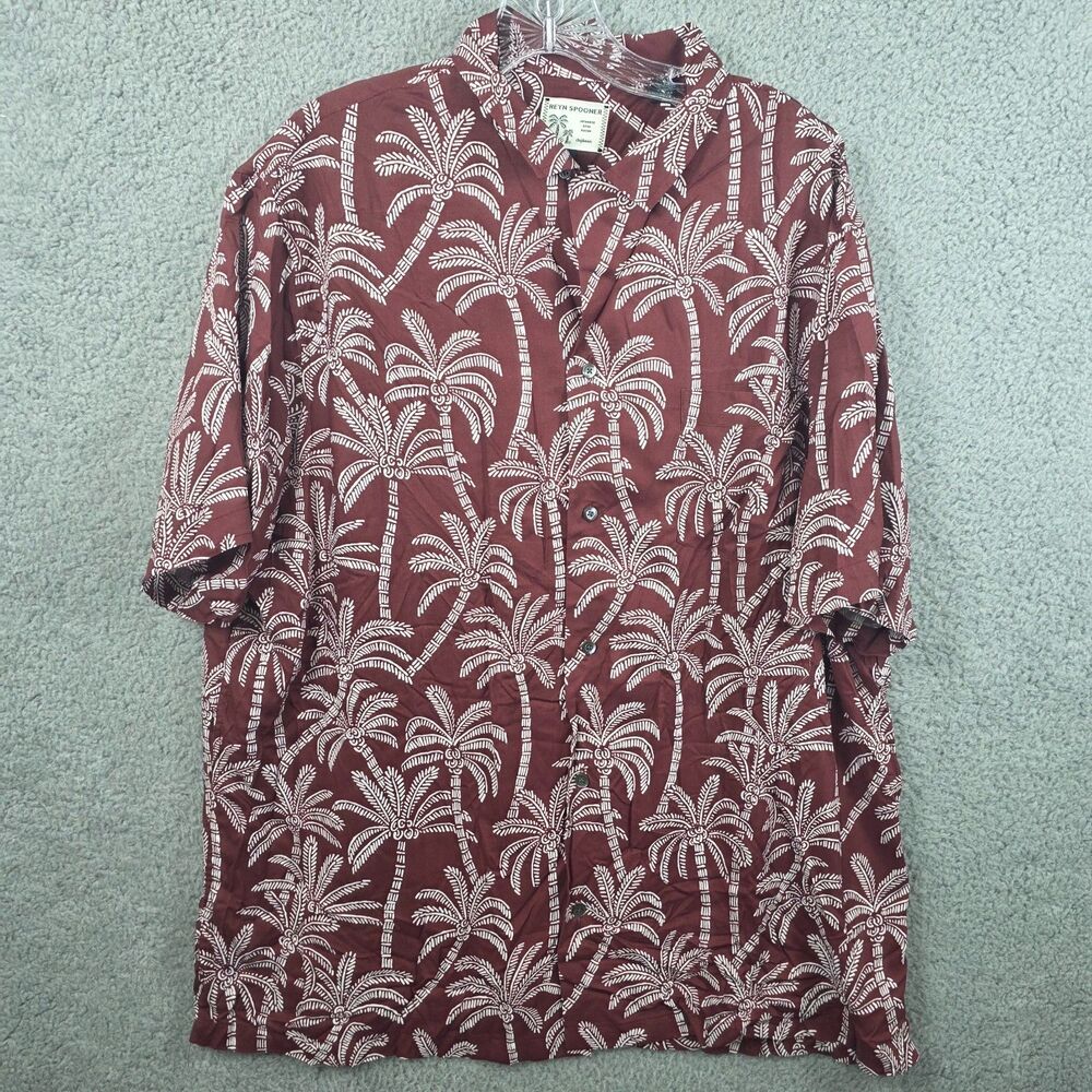 Reyn Spooner Men's Loulu Rayon Camp Shirt Size 2XL - Picture 1 of 9
